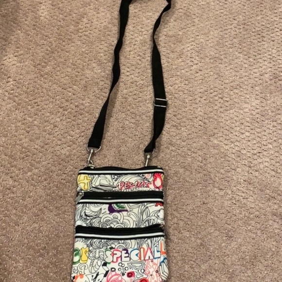 Handbags - Graffiti cross body bag